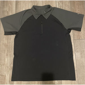 Mountain Hardwear Mens Activewear 1/4 Zip Hike Black/gray, Size S/M